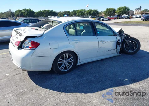2011 Infiniti G25 Journey from USA, damaged, VIN JN1DV6AP7BM603379